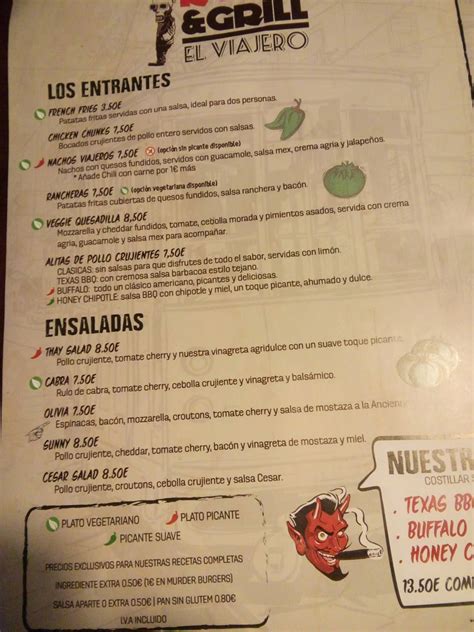 viajero villanueva de la cañada|Carta del restaurante Cervecería El Viajero,。